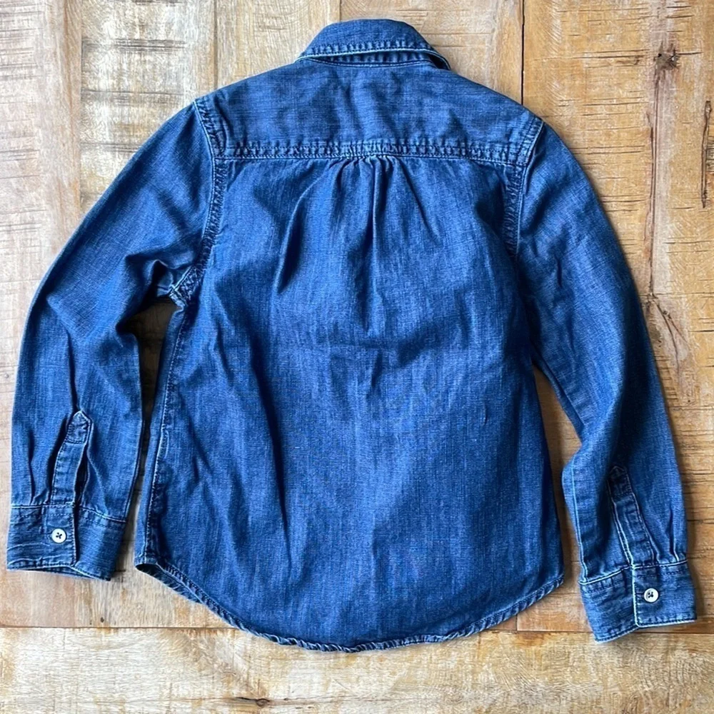 Cat & Jack girls denim top 6/6x